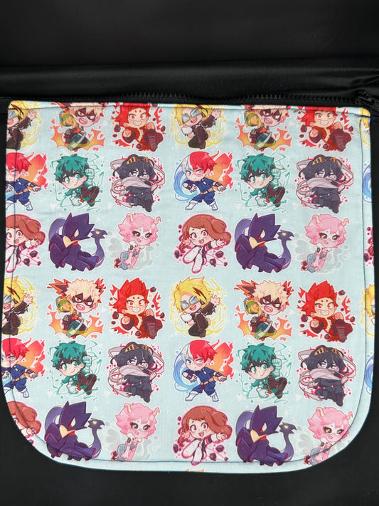 my hero academia - fan art 12" purse flap