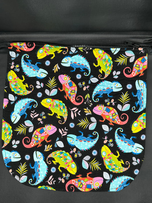 chameleons 12" purse flap