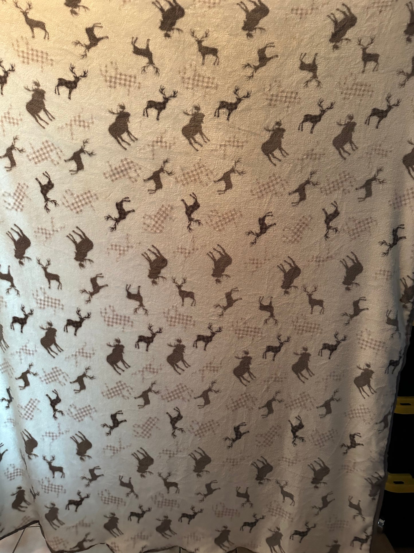 moose - deer minky blanket