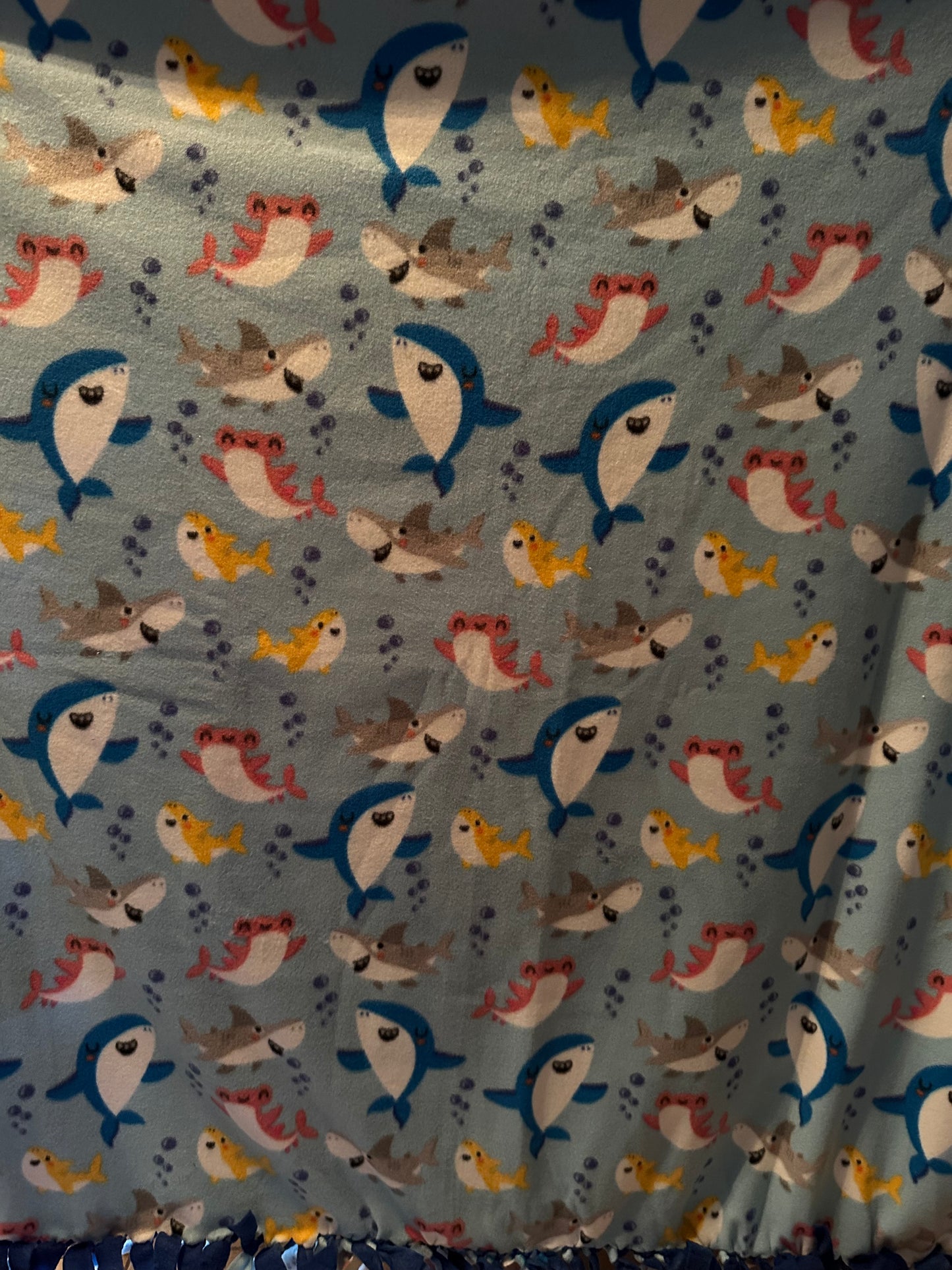 Sharks fleece blanket