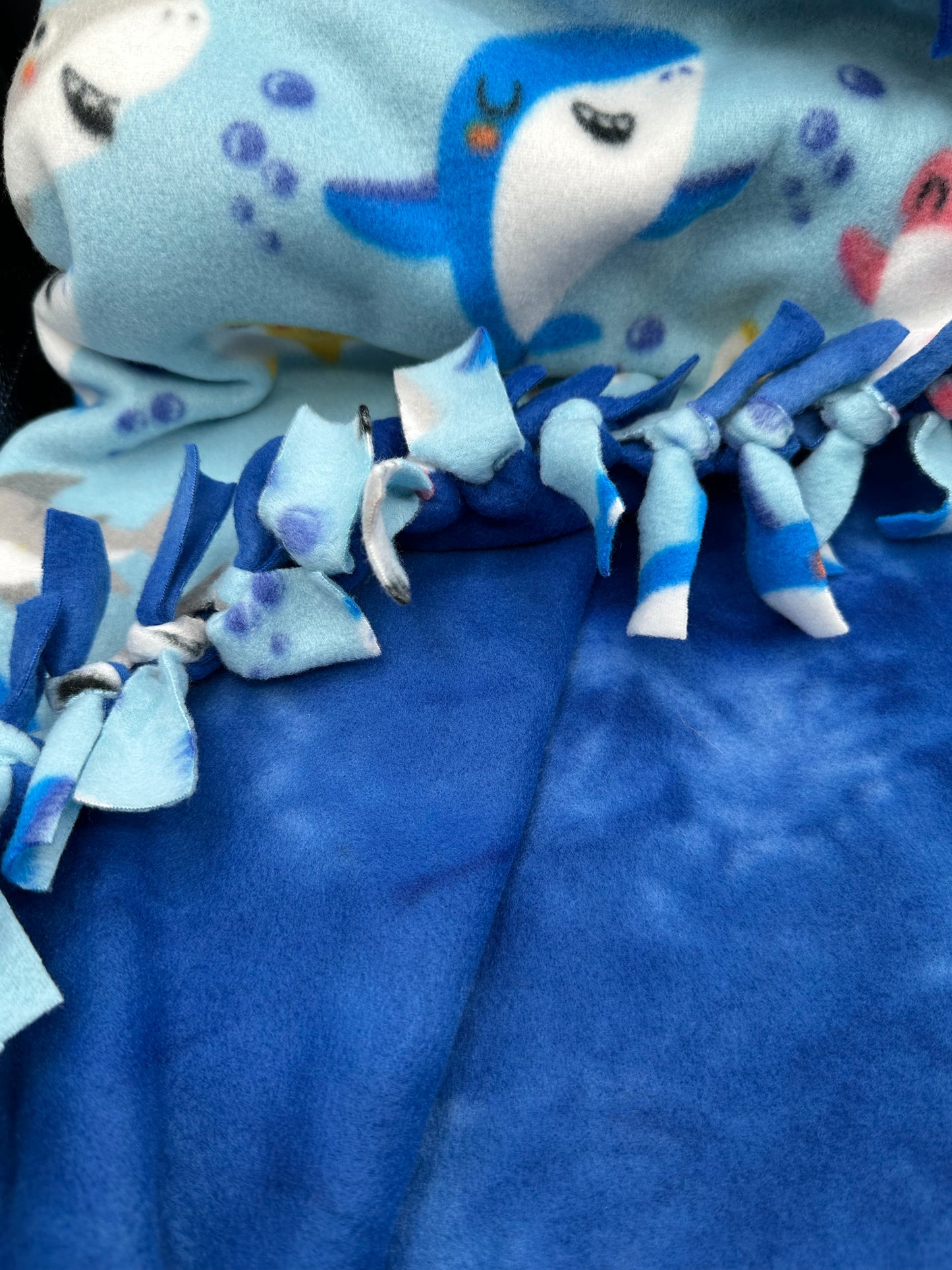 Sharks fleece blanket