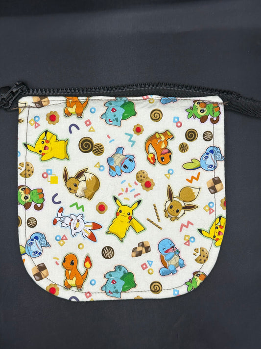 pokemon - tan background 7" purse flap