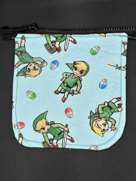 Linc - blue 7" purse flap