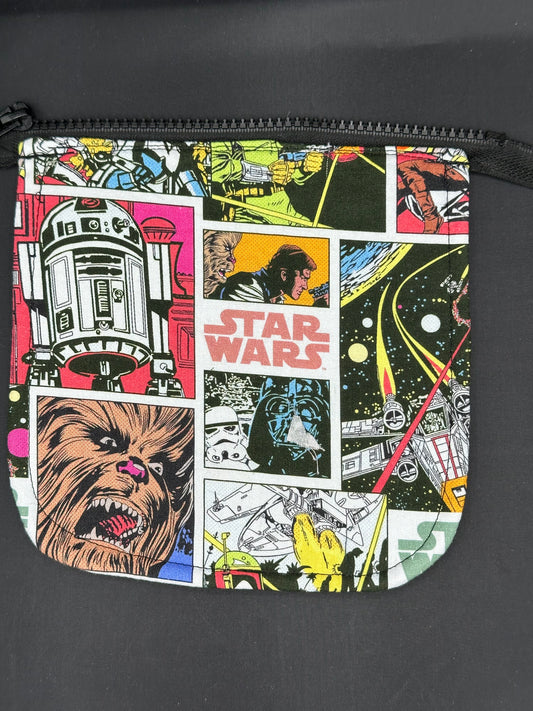 star wars comic strip 7" purse flap