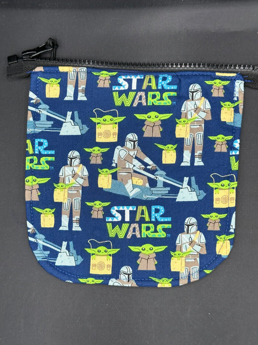 star wars Mandalorian 7" purse flap