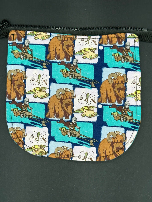 star wars mammoth 7" purse flap