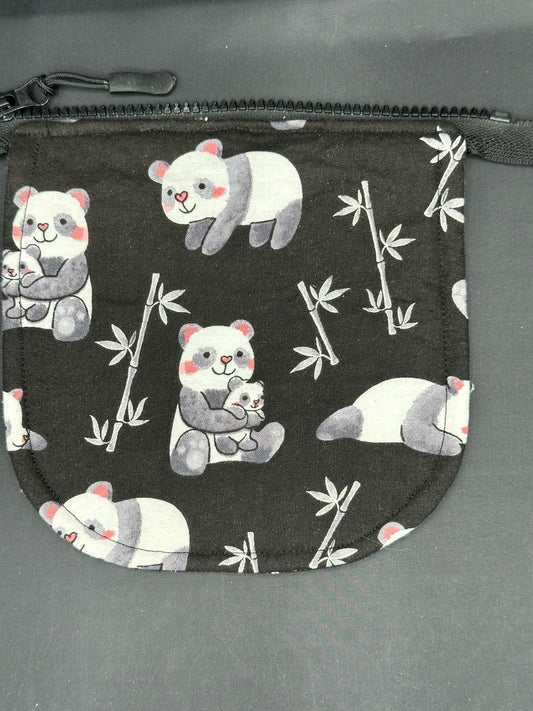 pandas 7" purse flap