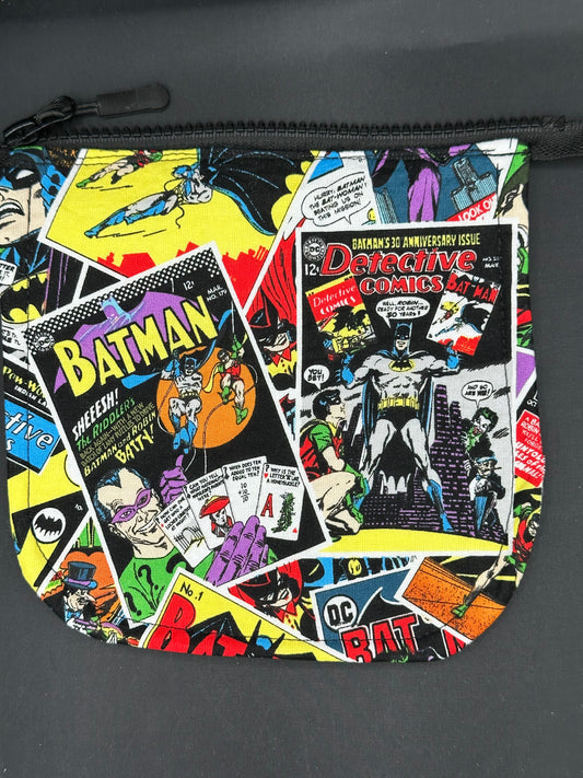 batman comic 7" purse flap