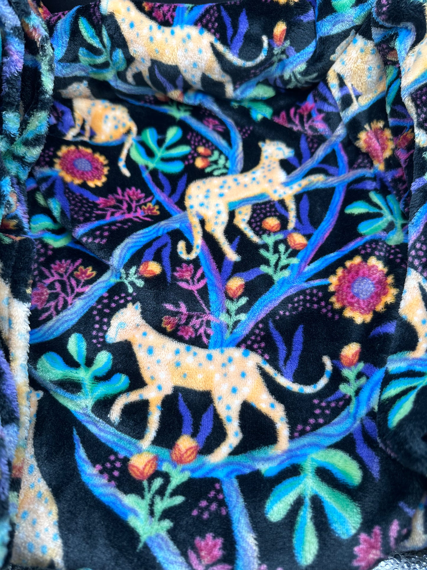 minky lepoard blanket