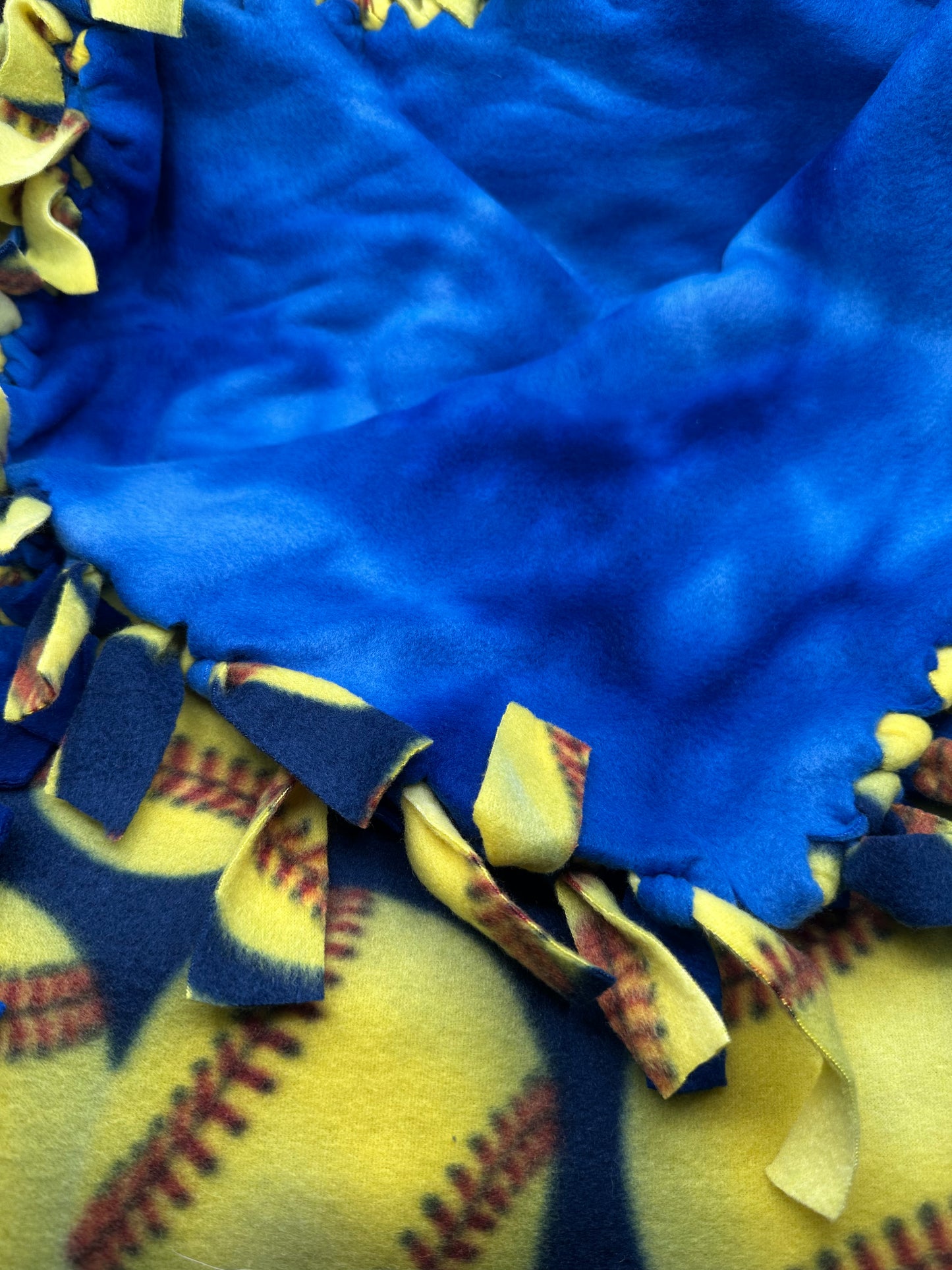 softball fleece blanket