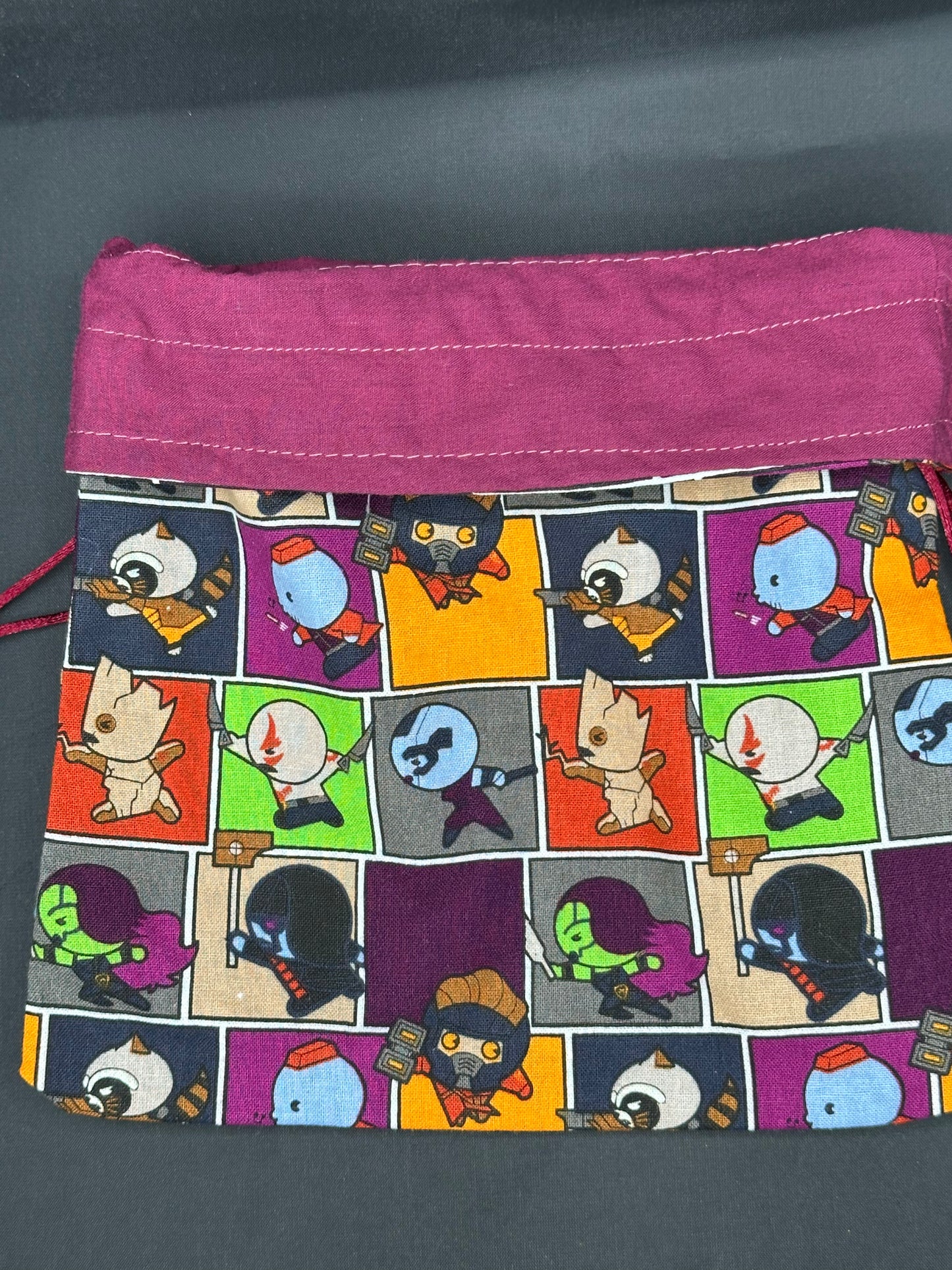 guardians of the galaxy draw string bag