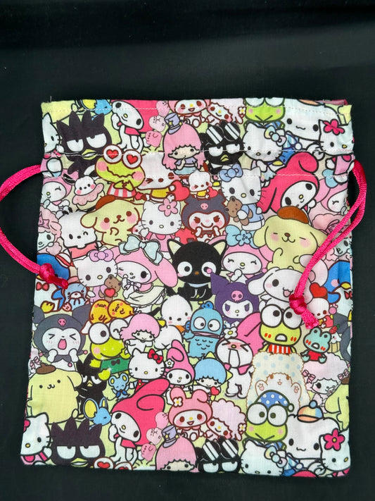 Hello Kitty and friends draw string bag