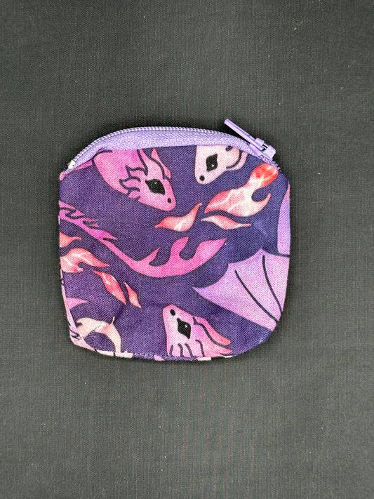 Purple Dragon on purple background