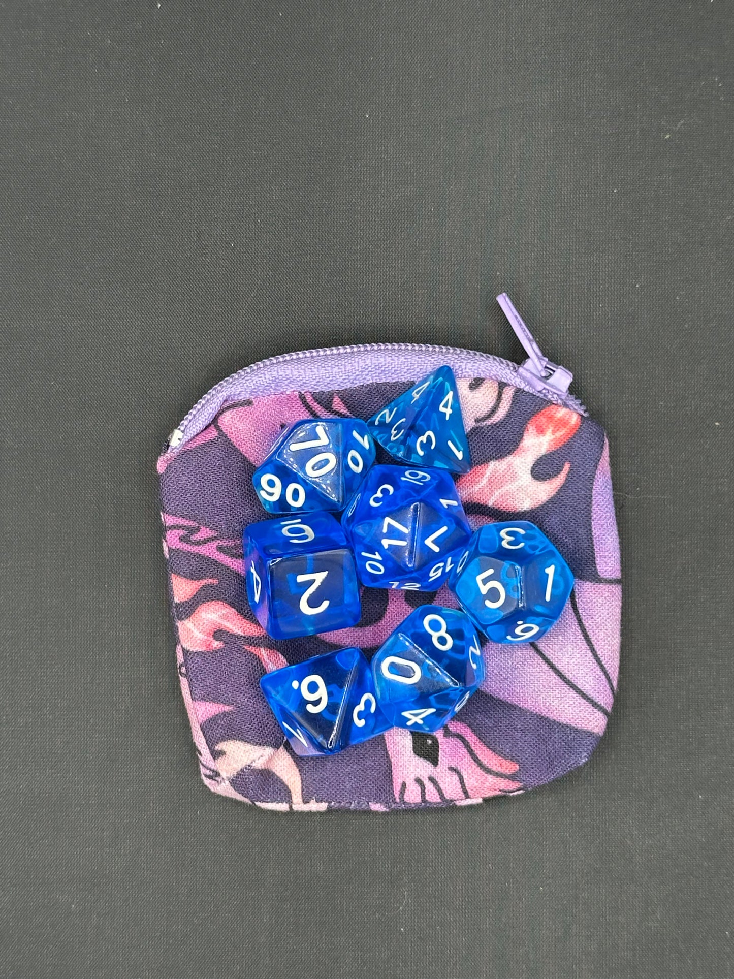 Purple Dragon on purple background