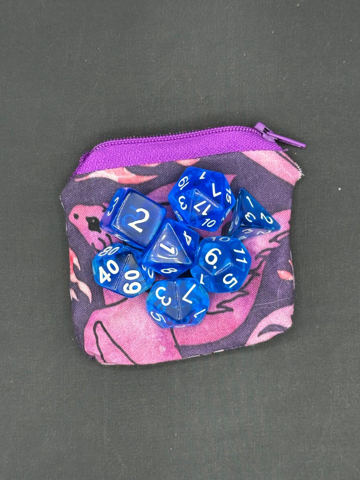 Purple Dragon on purple background