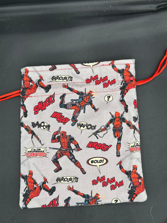 Deadpool draw string bag