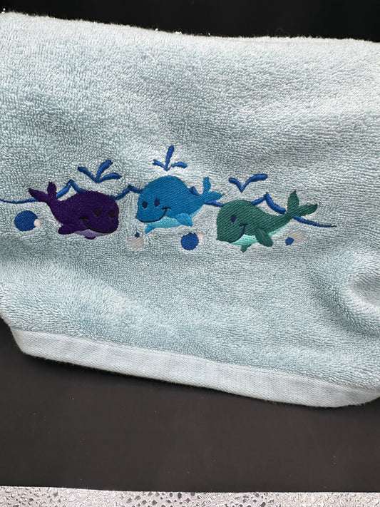 Whales towel
