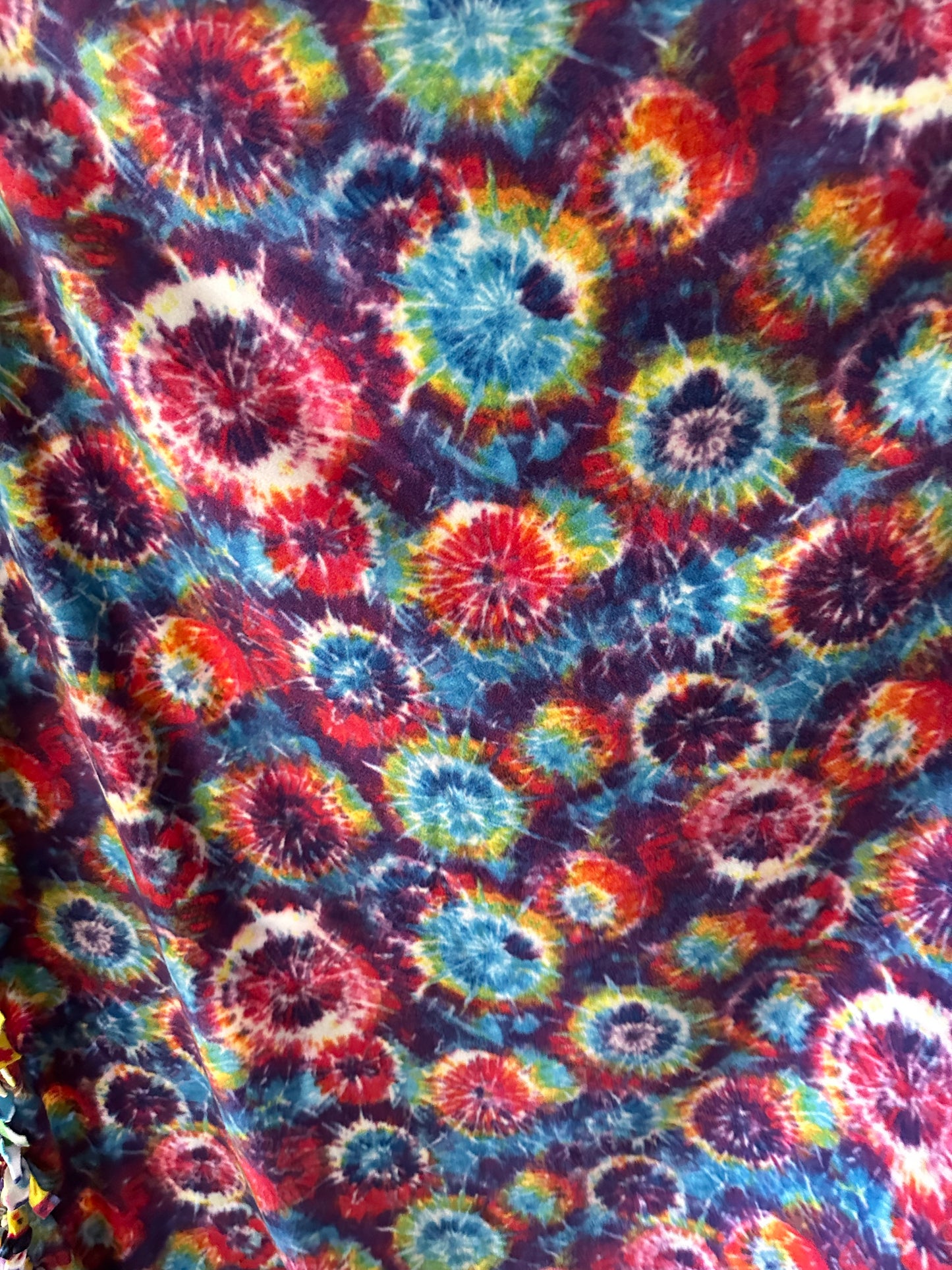 colorful gaming controller fleece blanket