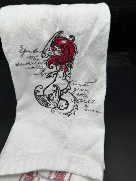 Little Mermaid towel