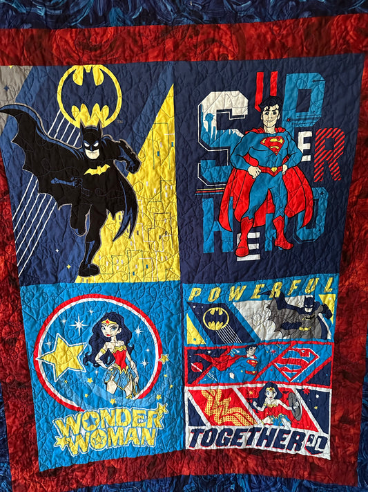 Super Heroes Quilt
