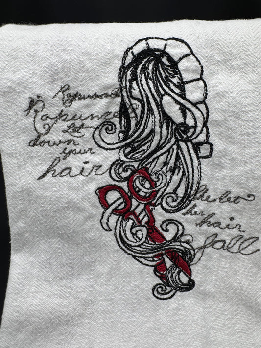 Rapunzel towel