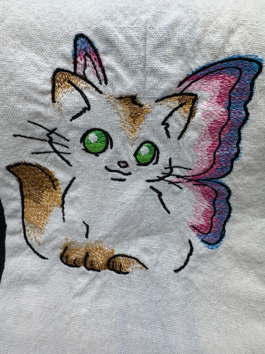 fairy kitty towel