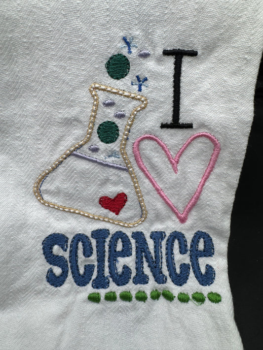 I love science towel