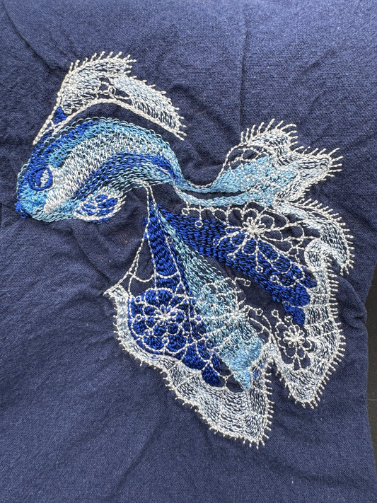 beta fish towel